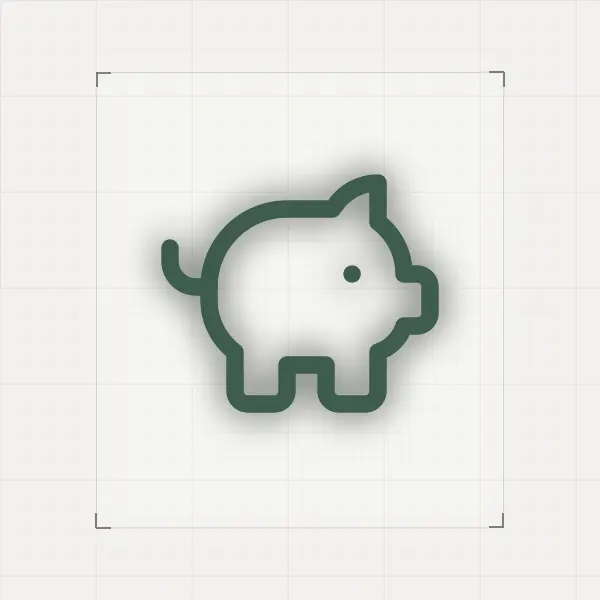 Symbol pokladničky — tvorba finančnej rezervy